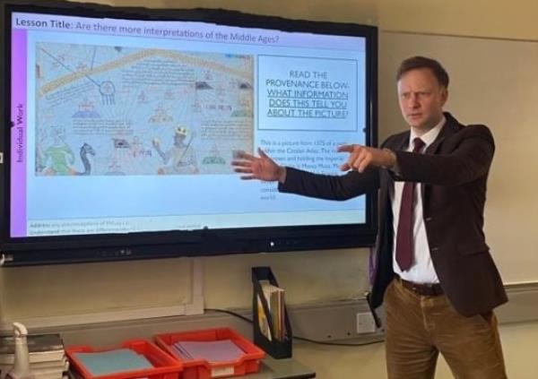 Ross Duke grappled with Google Translate in a bid to make the refugee in his class feel more welcome