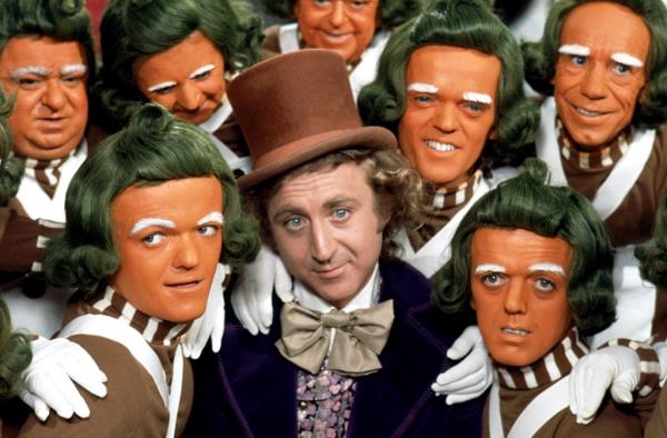 Willy Wo<em></em>nka and Oompa Loompas