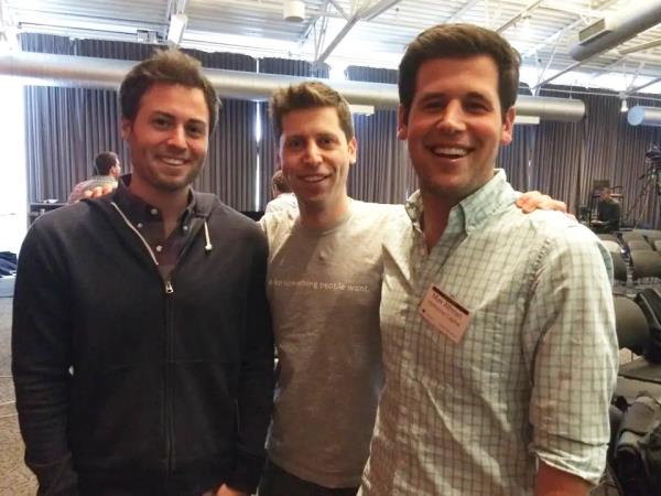 Sam Altman with his brothers Jack and Max
