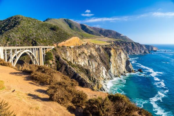 Bixby bridge in Big Sur 