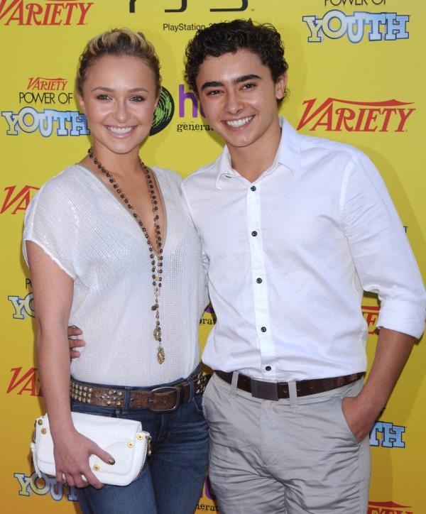 Hayden Panettiere and Jansen Panettiere.