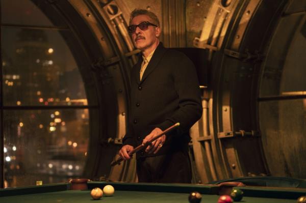 John Turturro as crime lord Carmine Falcone in 