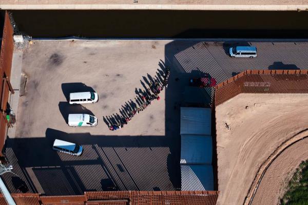 The numbers of migrants arriving at the US border to surrender themselves to agents has increased in recent years