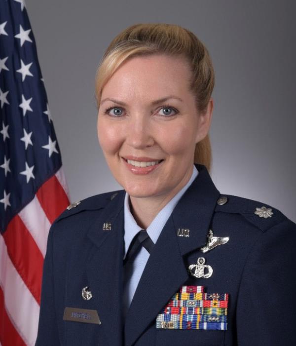 Nicole Mitchell, Senator from Minnesota, is pictured in a military headshot posted to social media.