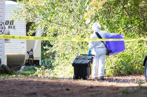 Evidence removed from suspect's home