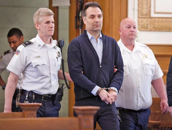Brian Walshe enters the courtroom for his arraignment, April 27, 2023, in Dedham, Mass. Walshe, a Massachusetts man charged with killing his wife,