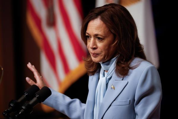 Democratic presidential nominee, U.S. Vice President Kamala Harris delivers remarks at the Co<em></em>ngressional Hispanic Caucus Institute's 47th Annual Leadership Co<em></em>nference at the Ro<em></em>nald Reagan Building and Internatio<em></em>nal Trade Center on September 18, 2024 in Washington, DC.