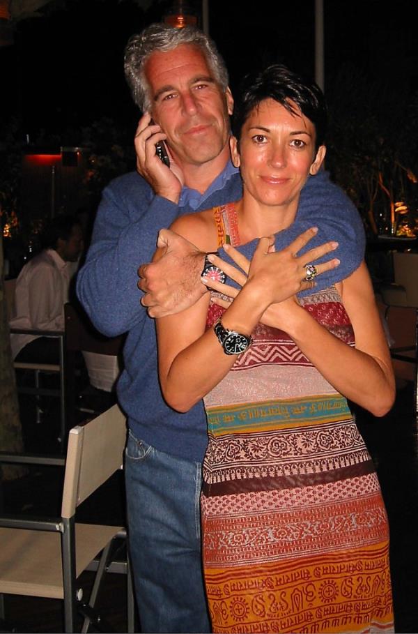 Jeffrey Epstein is pictured with Ghislaine Maxwell.