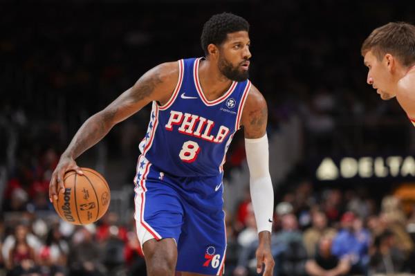 Paul George won't debut with the 76ers in their opener.