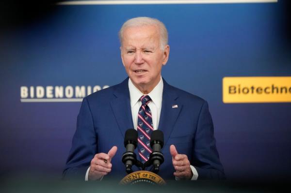 President Joe Biden speaks during an event on the economy, from the South Court Auditorium of the Eisenhower Executive Office Building on the White House complex, Monday, Oct. 23, 2023.