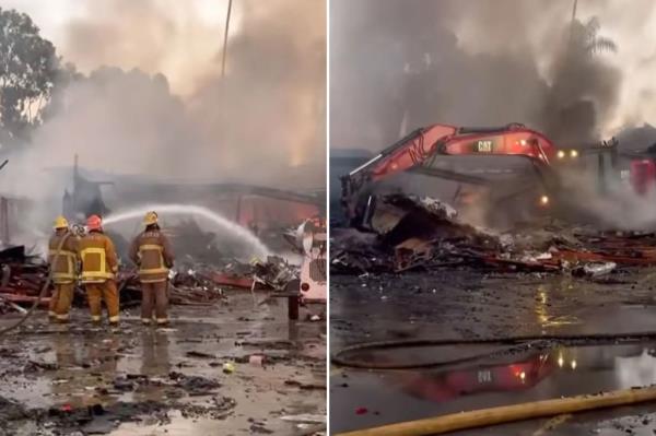 The church added that firefighters who helped put out the fire would be at the event handing out toys as well. 