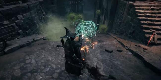 Remnant 2: The Ritualist Deto<em></em>nating A Debuff Spell On A Group Of Creatures