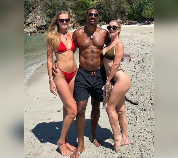 David Haye, Sian Osborne, and Mica Jova. Photo: Instagram/@davidhaye