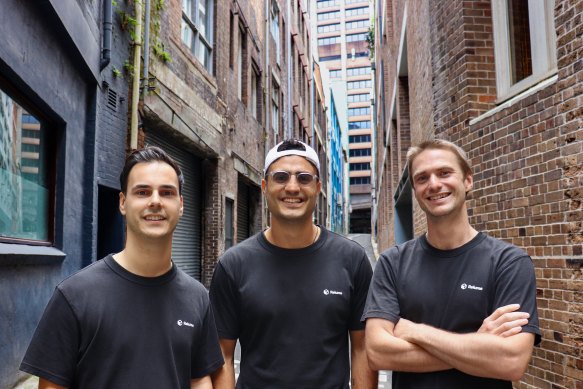 Relume co-founders Adam Mura and Dan Anisse with CTO Daniel Slater.