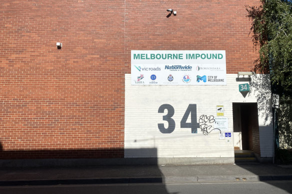 Natio<em></em>nwide Towing’s impound yard in Collingwood.